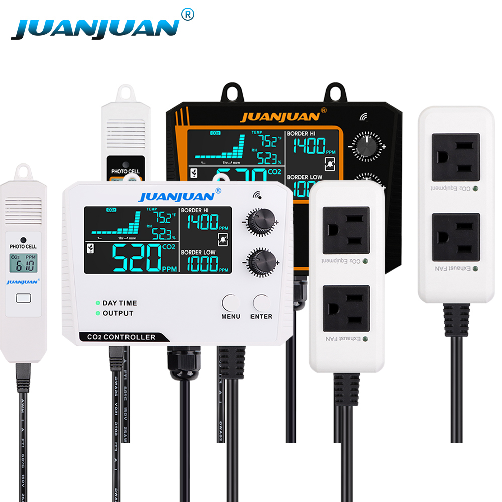 Smart Garden Greenhouse - 0~5000ppm CO2 Controller LCD Display Air