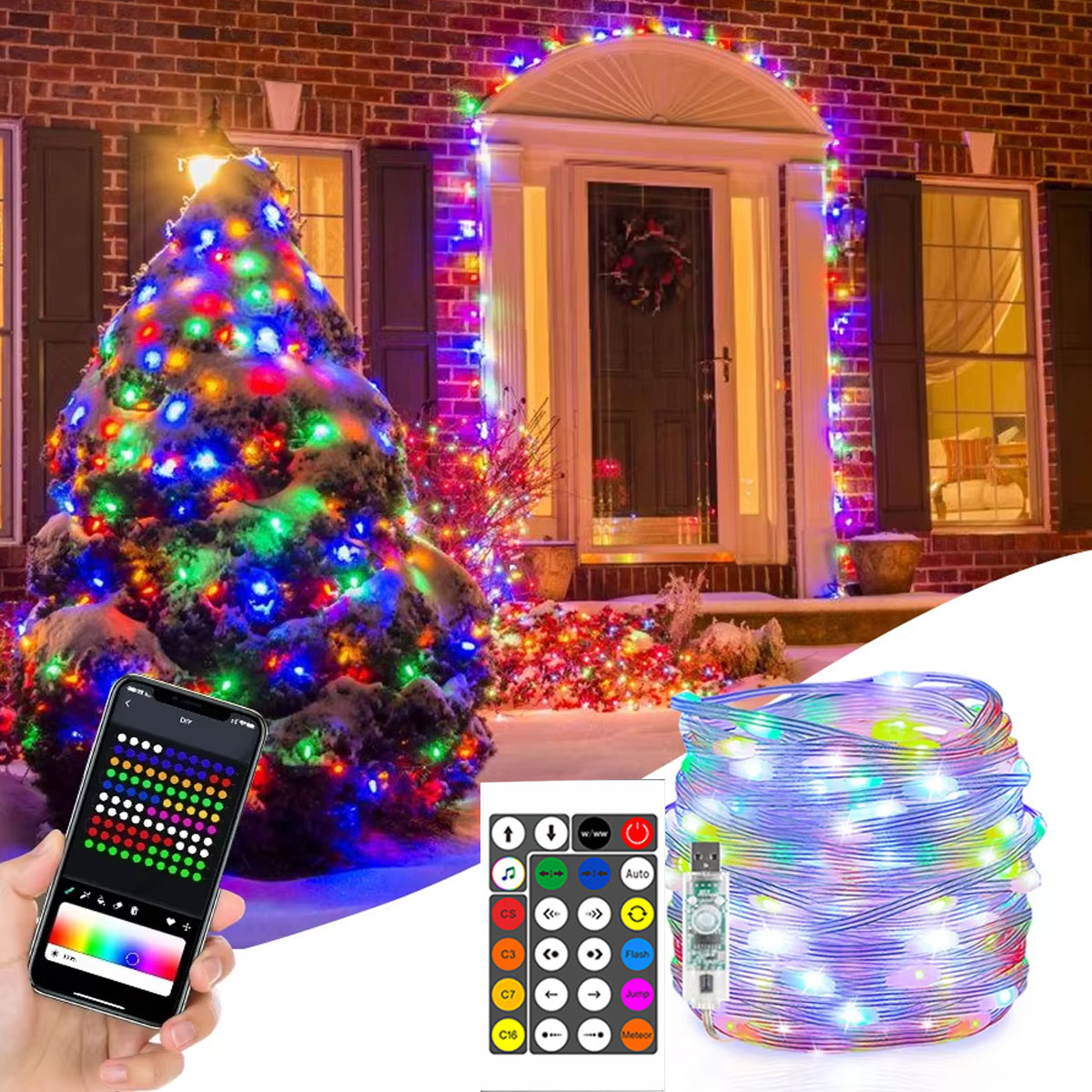 Smart Garden Festoon Lights - Led Fairy Light Strip Christmas Lights