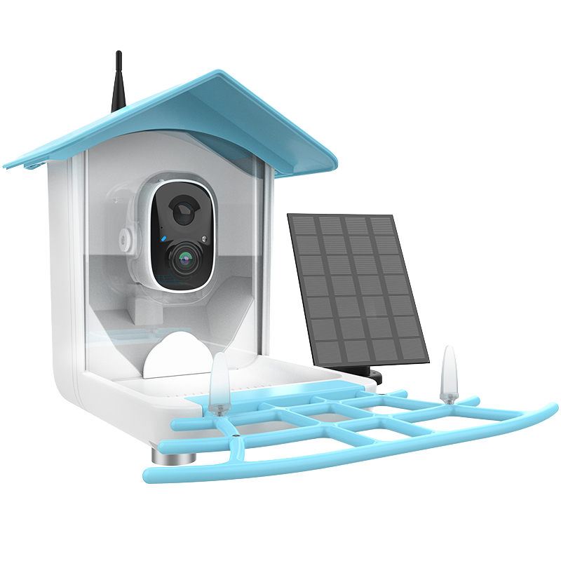Smart Bird Feeder Camera - Smart Solar-Powered Pet Feeder 1080P Night
