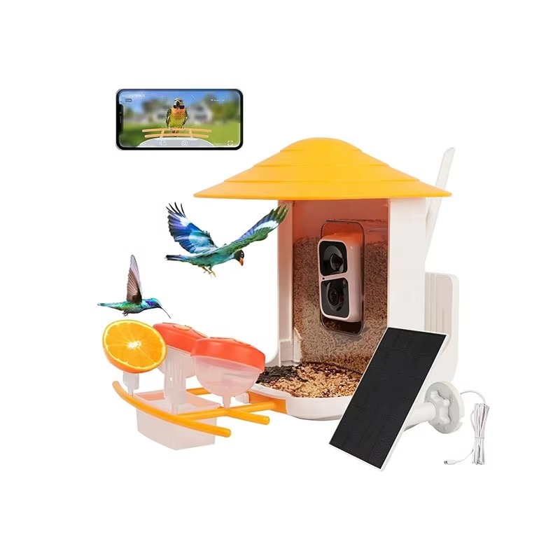 Smart Bird Feeder Camera - AI Identify 10000+ Bird Species Motion