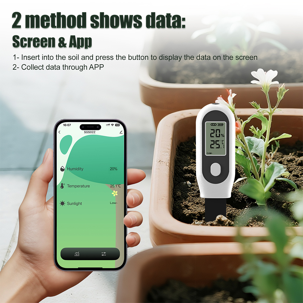 Smart Garden Zigbee - 3 in 1 Soil Tester Zigbee