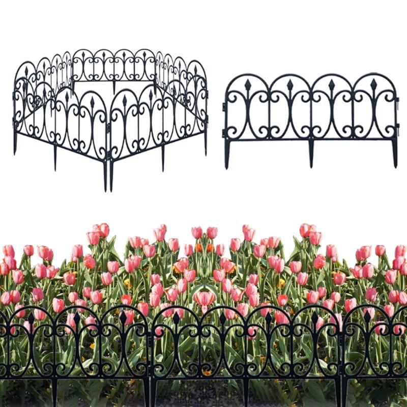 Smart Garden Fence - Decorative Garden Fence Outdoor Rustproof Landscape
