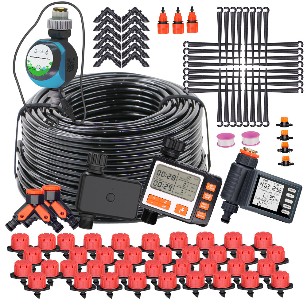 Smart Garden Tower - 50-5M 1/4'' Hose Adjustable Drippers Automatic