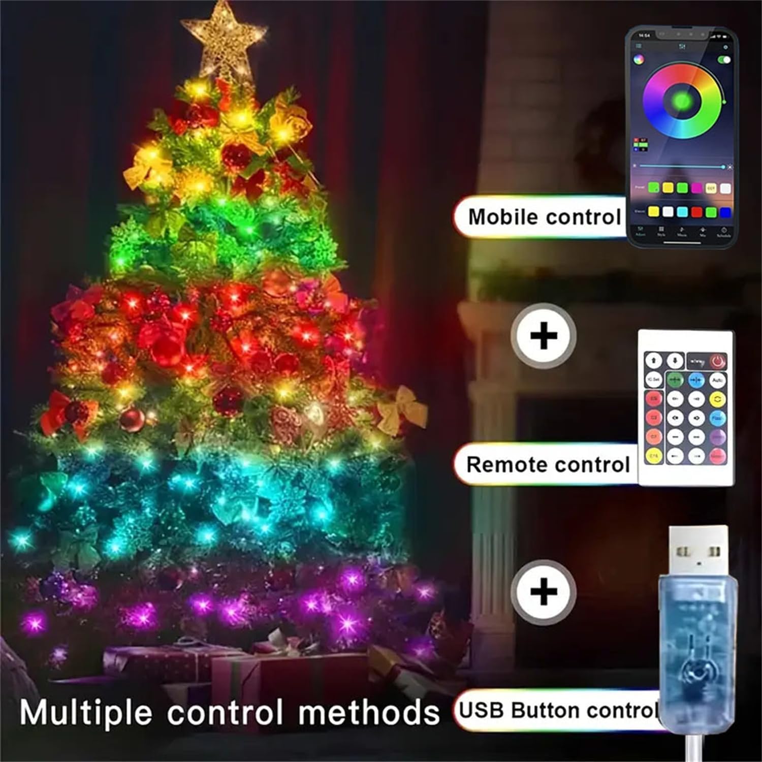 Smart Garden Festoon Lights - Led Fairy Light Strip Christmas Lights