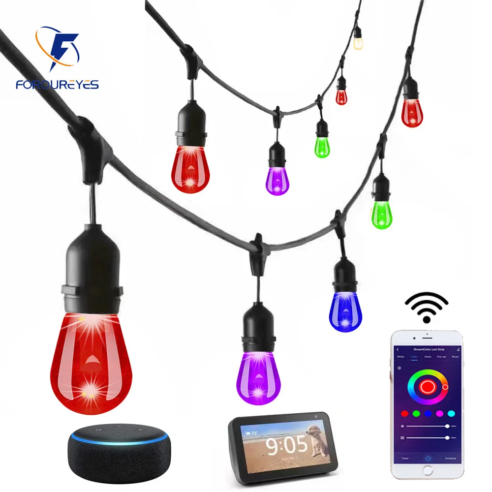 Smart Garden Festoon Lights - 10m 20m 30m Smart LED String