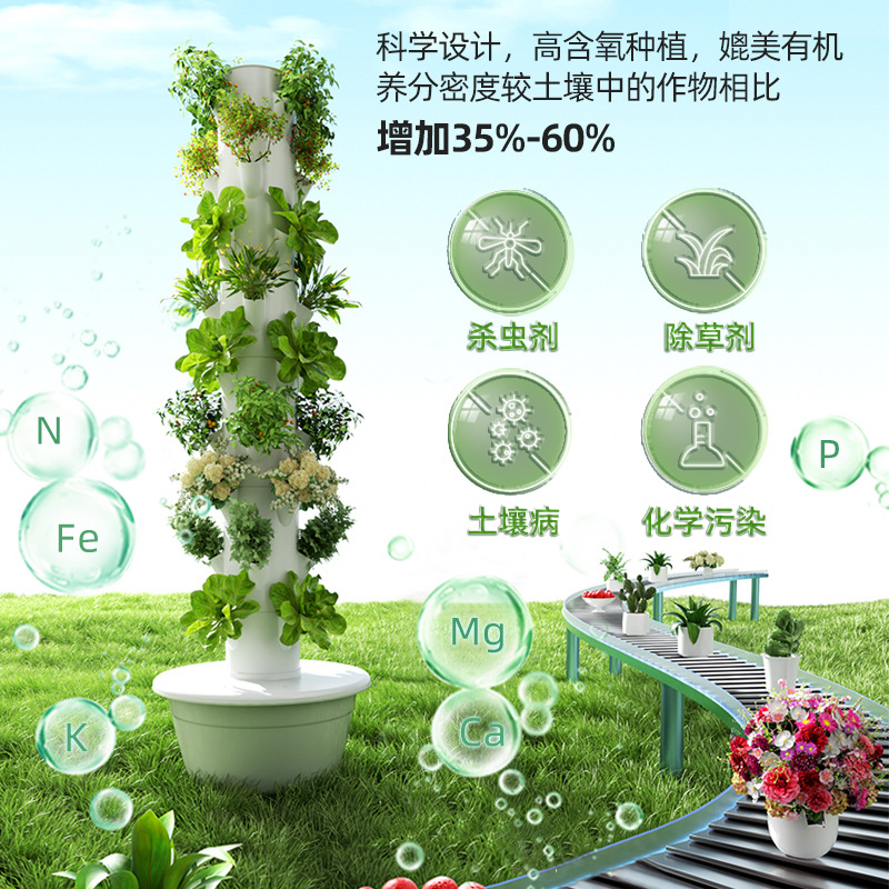 Smart Garden Vertical - 9 Layer Vertical Hydroponic Garden Tower