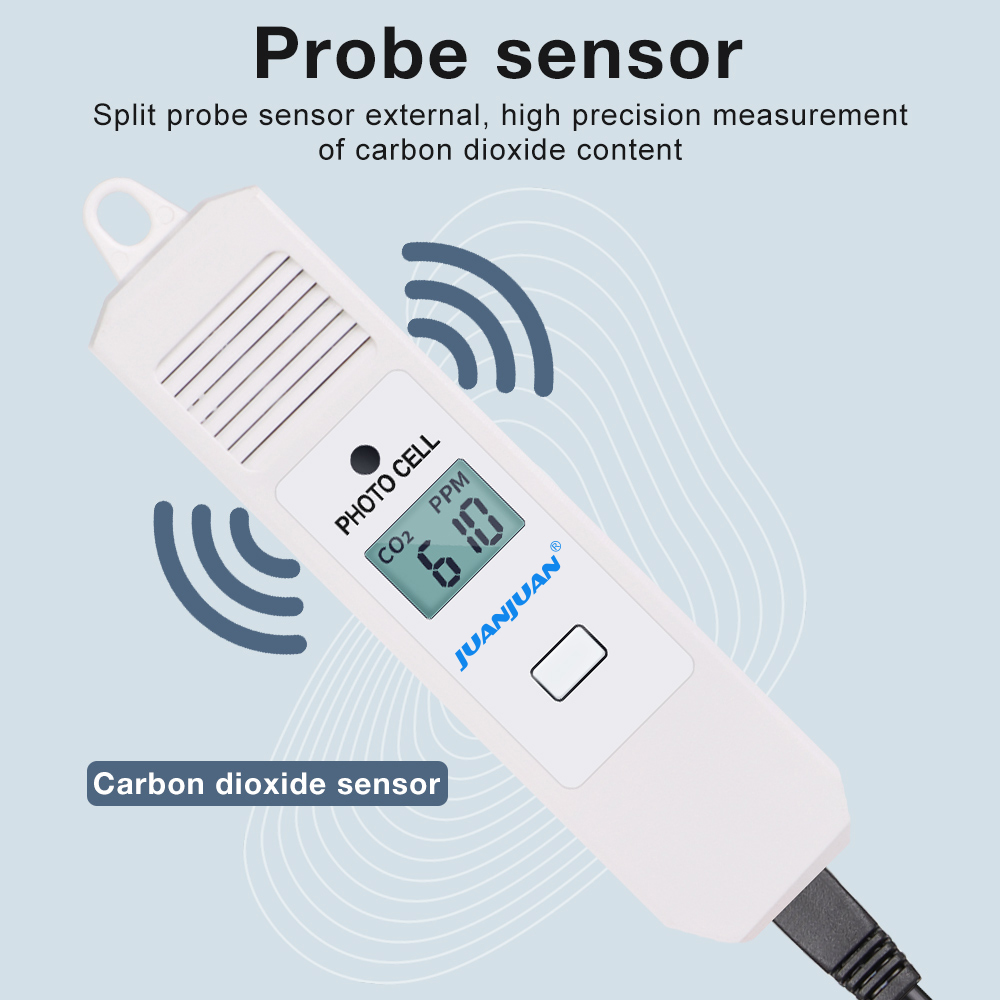 0~5000ppm CO2 Controller LCD D - Smart Garden Greenhouse 评论和价格