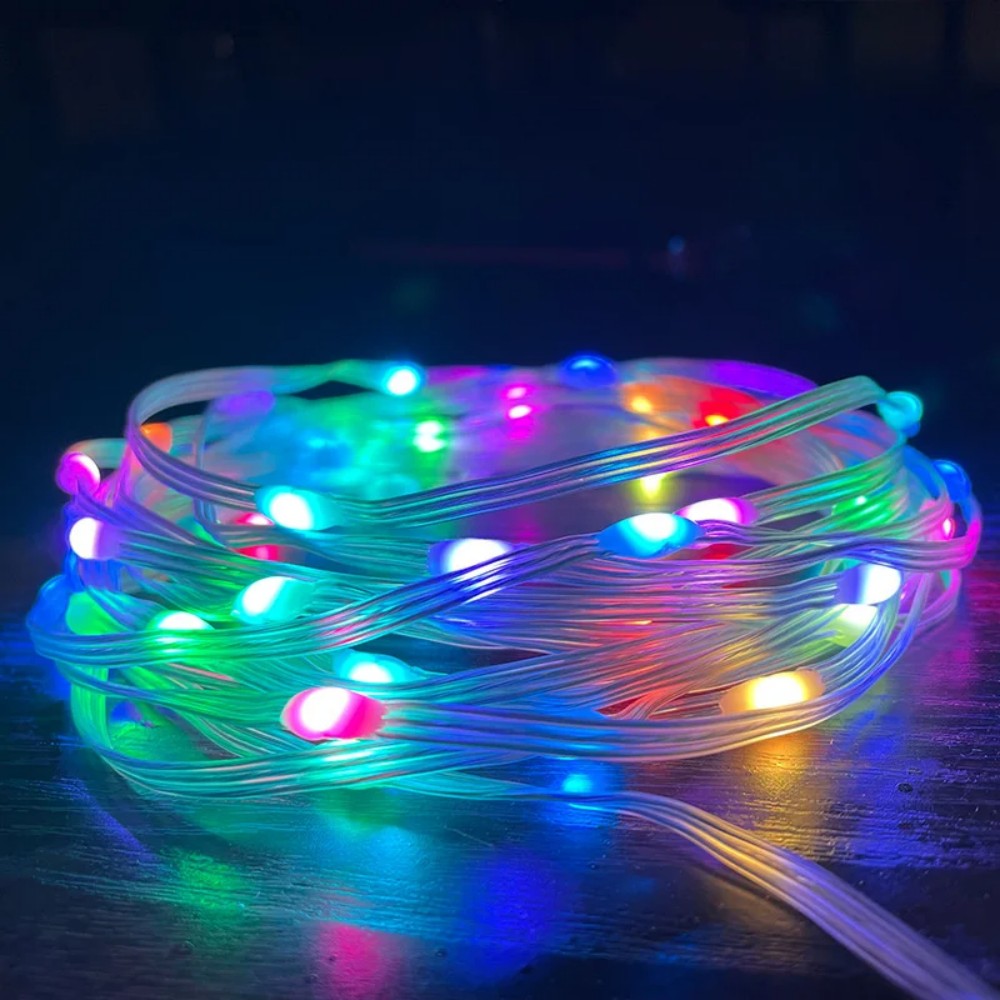 RGBIC Smart String Lights USB  - Smart Garden Festoon Lights 评论和价格