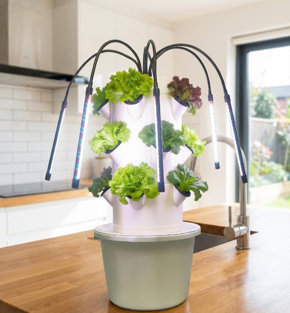 Vertical Hydroponic Growing Sy - Smart Garden Vertical 评论和价格