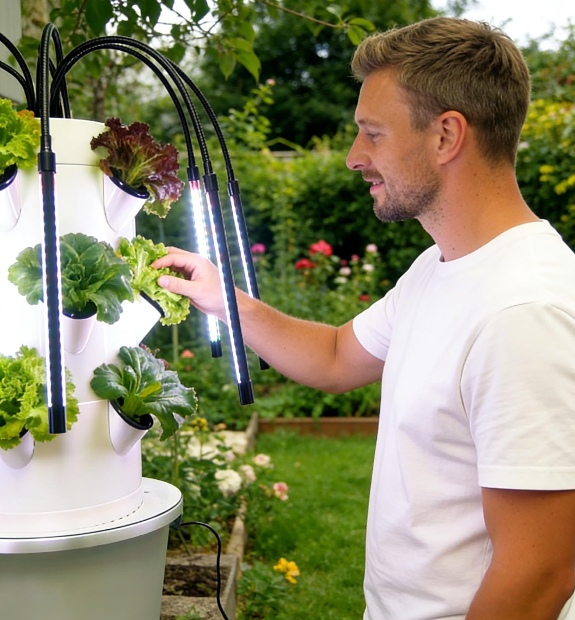 Vertical Hydroponic Growing Sy - Smart Garden Vertical 评论和价格