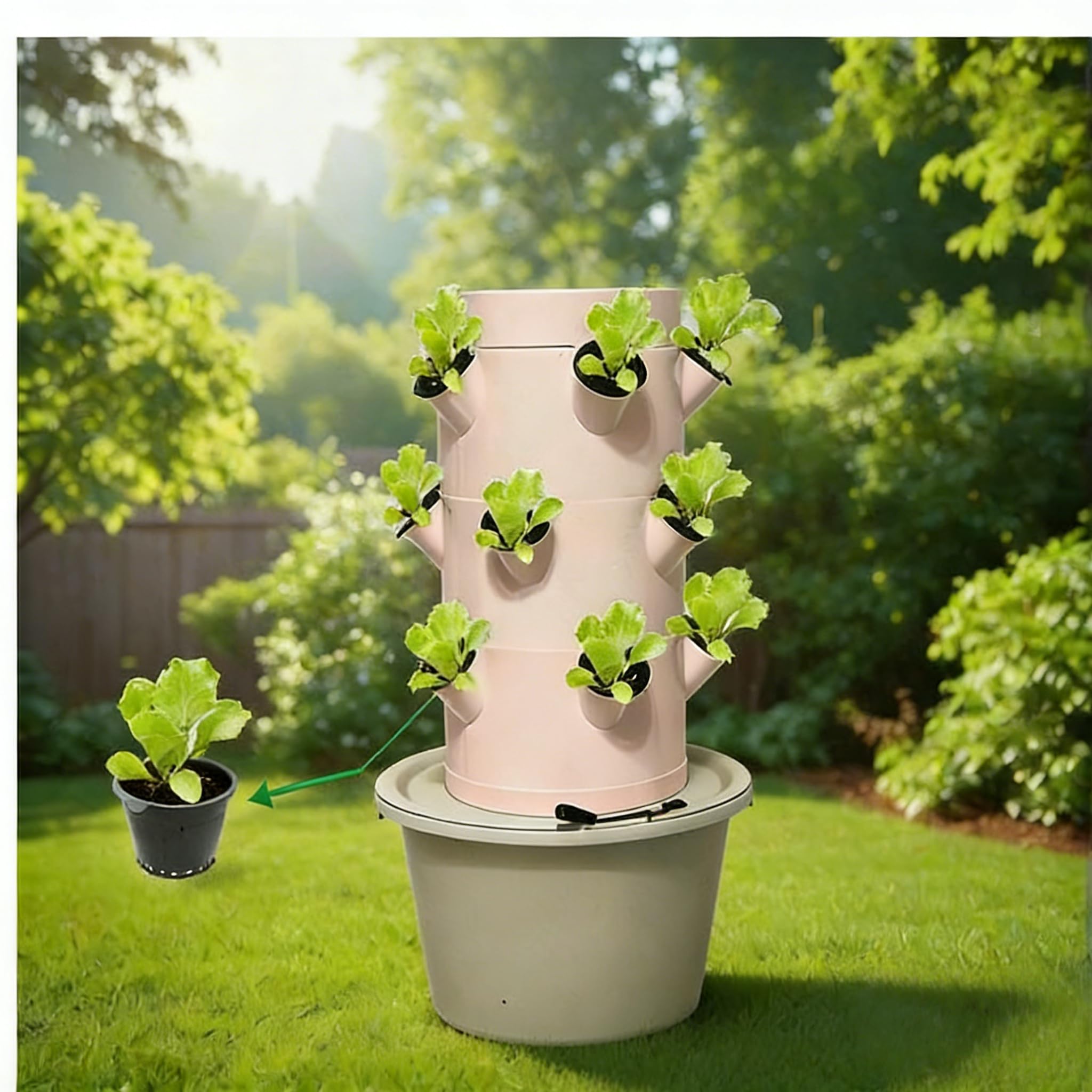 Vertical Hydroponic Growing Sy - Smart Garden Vertical 评论和价格