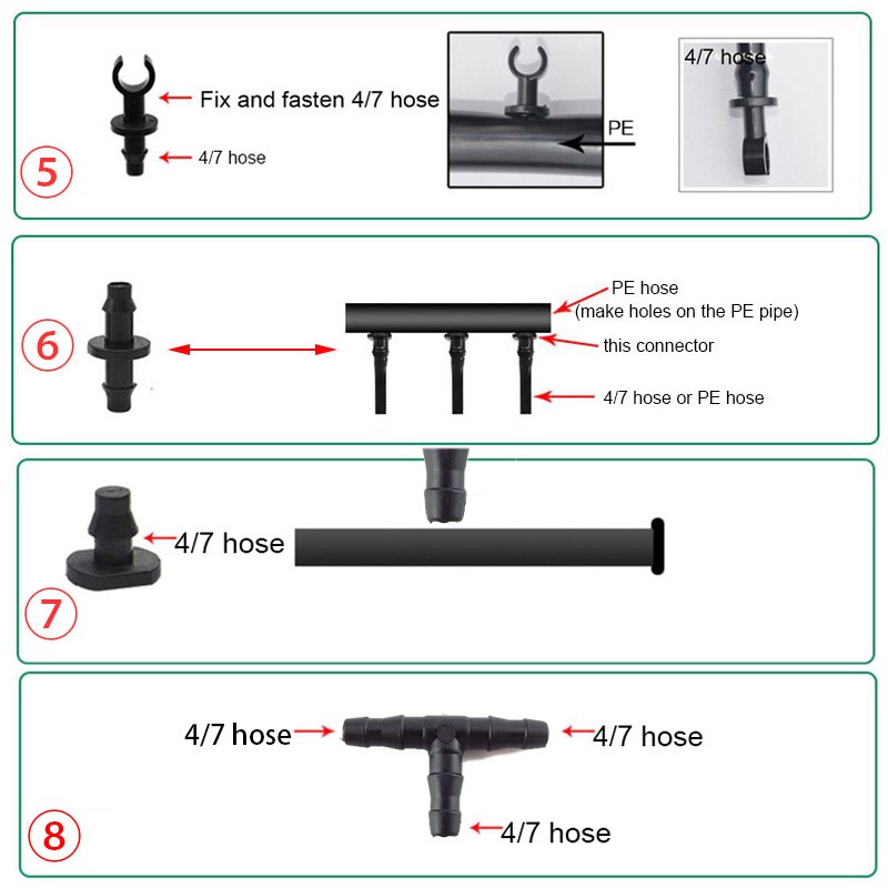 50pcs Garden Drip Irrigation C - Smart Garden Tower 评论和价格