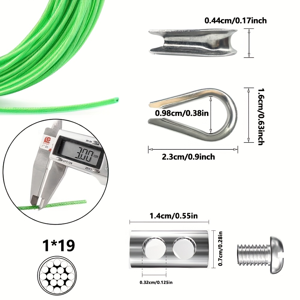 1/8 Inch (3mm Diameter) Green  - Smart Garden Fence 评论和价格