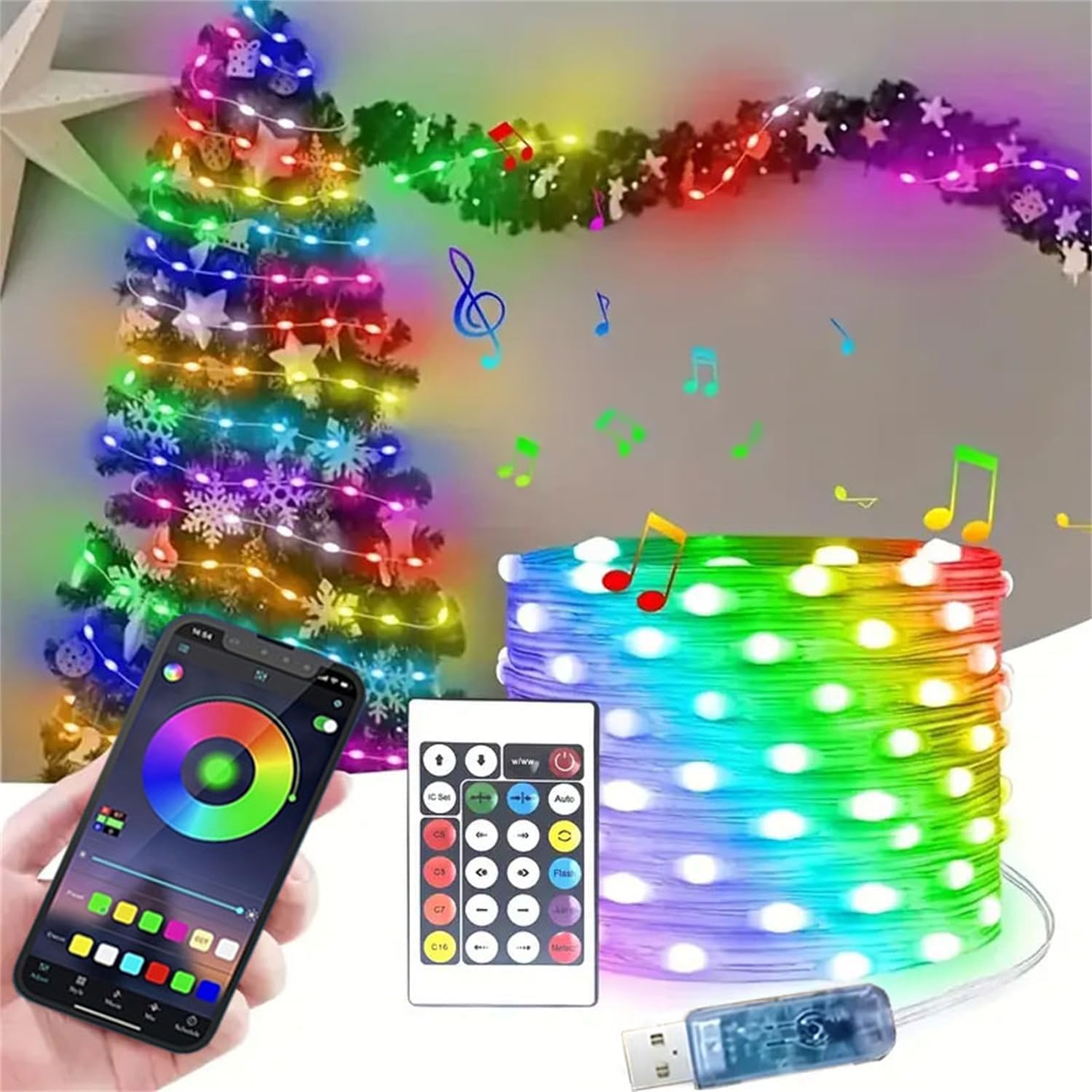 Led Fairy Light Strip Christma - Smart Garden Festoon Lights 评论和价格