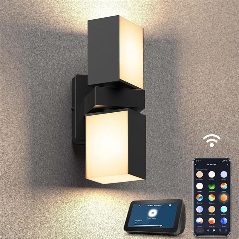A33Z-LED Wall Light Dual Head  - Smart Garden Smart Fence 评论和价格