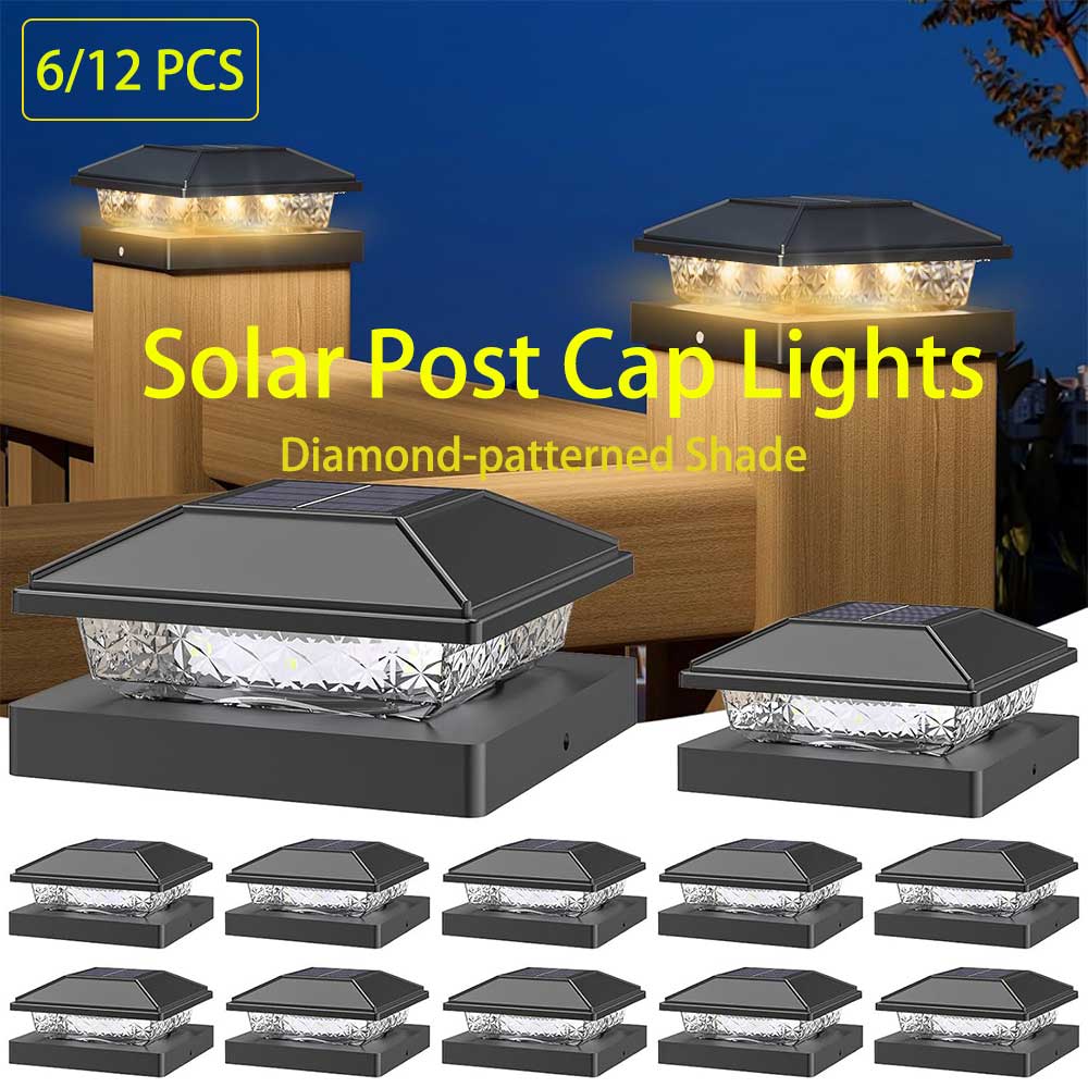 6/12X Outdoor Solar Post Cap L - Smart Garden Smart Fence 评论和价格