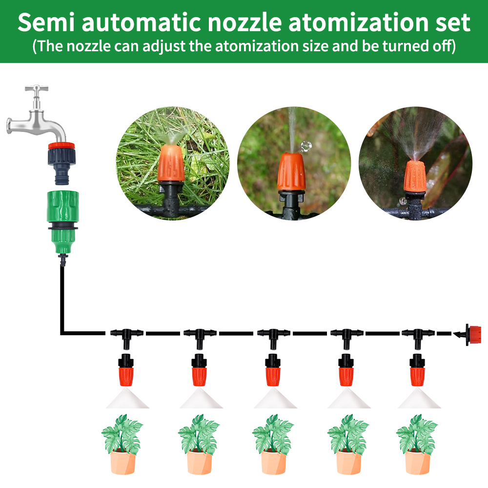Fog Nozzles Irrigation Kit 5M- - Smart Garden Herb 评论和价格