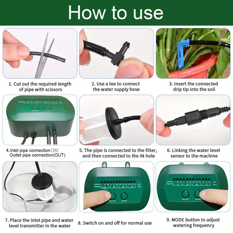 Solar Intelligent Irrigation K - Smart Garden Greenhouse 评论和价格