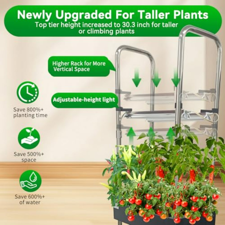 Indoor hydroponics growing sys - Smart Garden Vertical 评论和价格