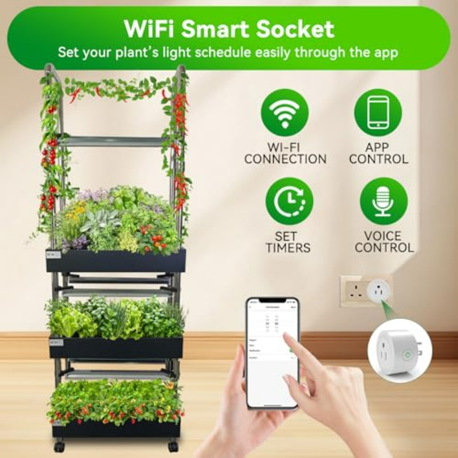 Indoor hydroponics growing sys - Smart Garden Vertical 评论和价格