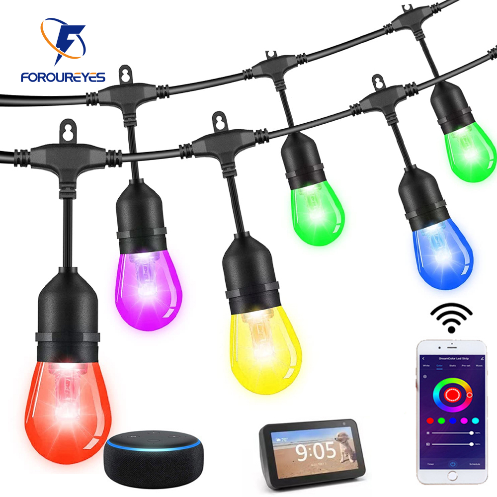 WiFi Tuya Smart RGB LED String - Smart Garden Festoon Lights 评论和价格