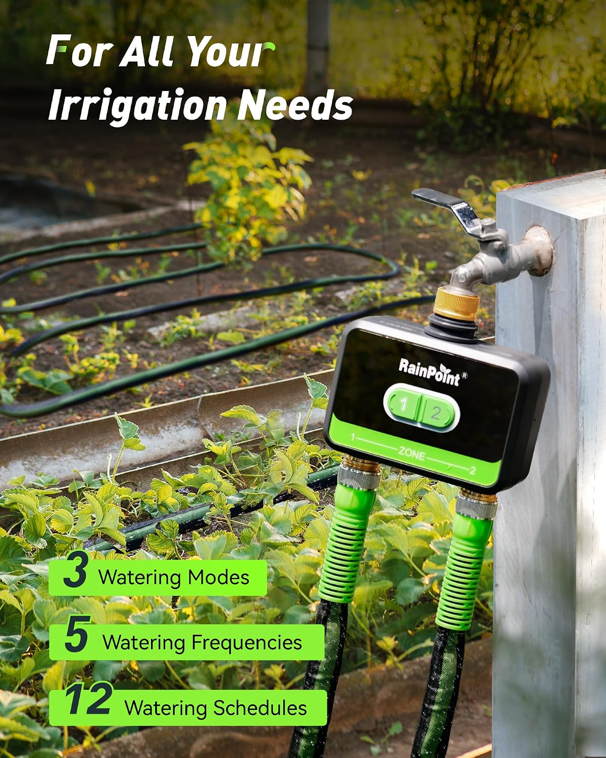 2-Zone Smart WiFi Water Timer  - Smart Garden Is 评论和价格