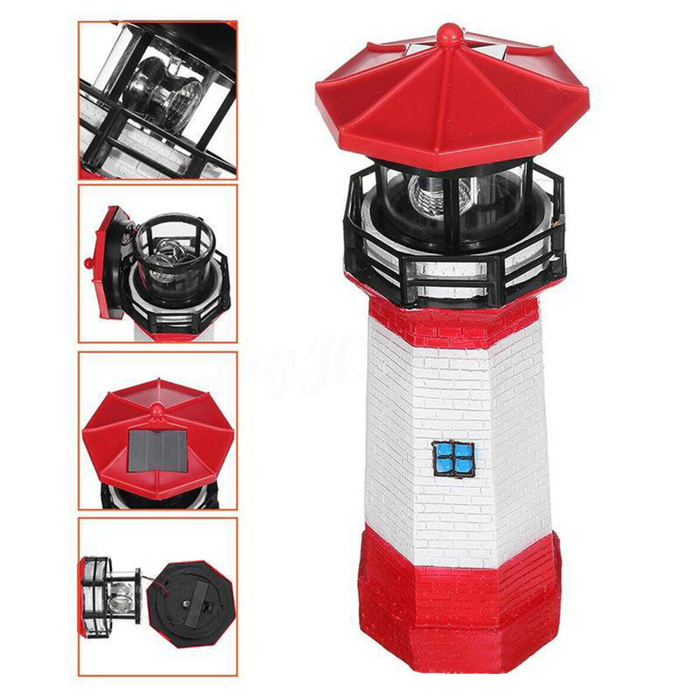 Lighthouse Shape Solar LED Lig - Smart Garden Smart Fence 评论和价格
