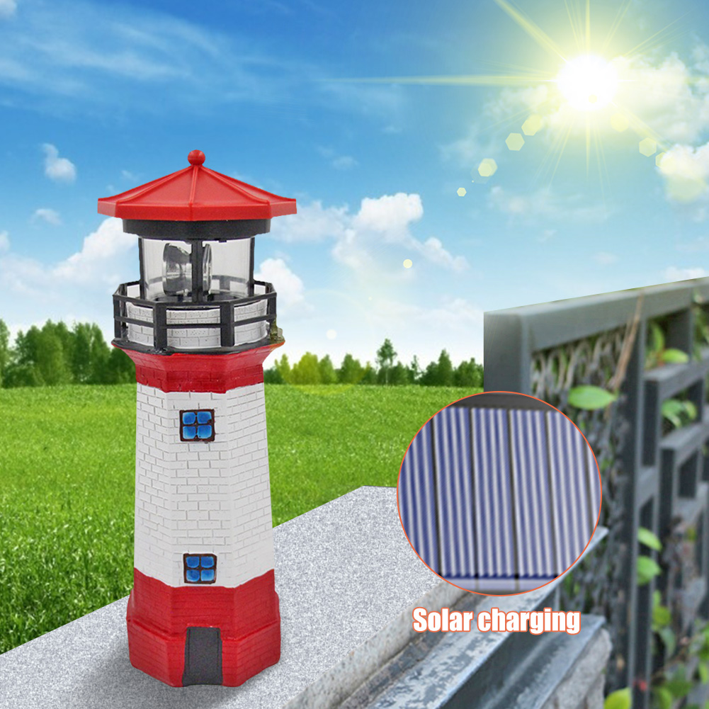 Lighthouse Shape Solar LED Lig - Smart Garden Smart Fence 评论和价格