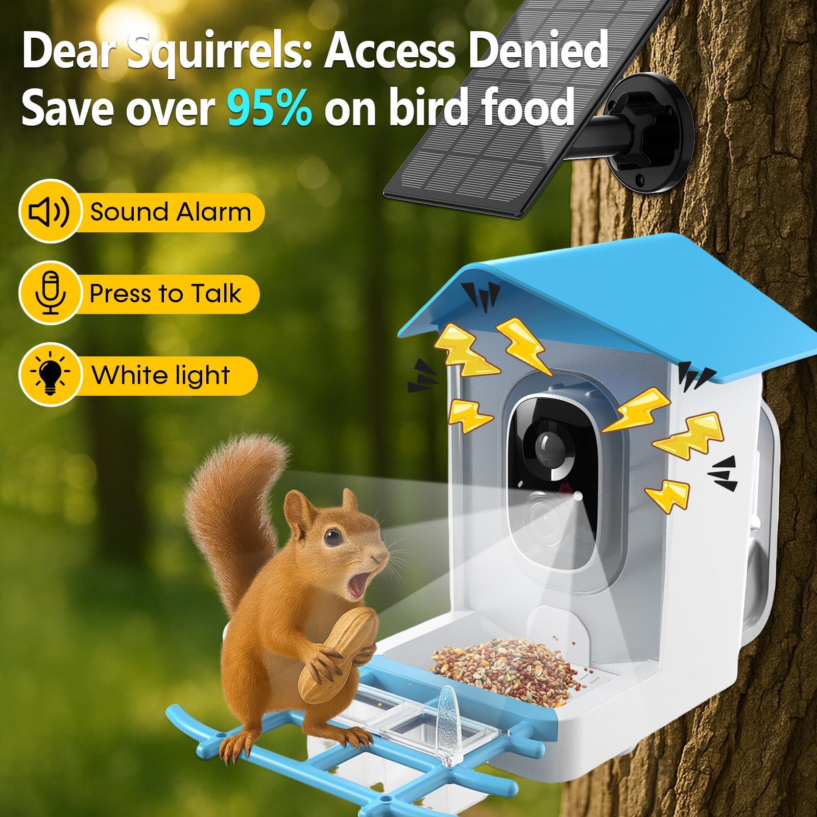 Smart Bird Feeder Camera 2K Li - Smart Bird Feeder Camera 评论和价格
