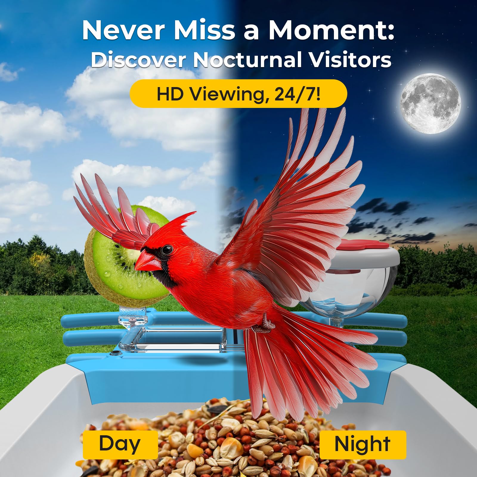 Smart Bird Feeder Camera 2K Li - Smart Bird Feeder Camera 评论和价格