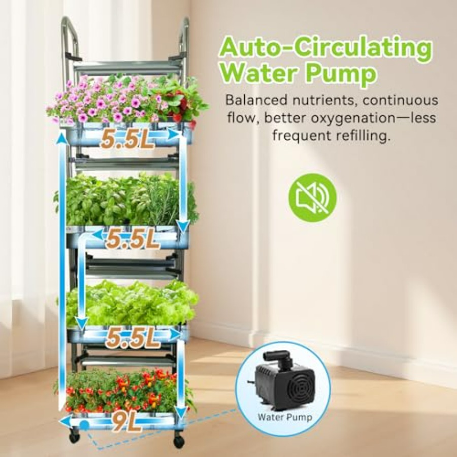 Indoor hydroponics growing sys - Smart Garden Vertical 评论和价格