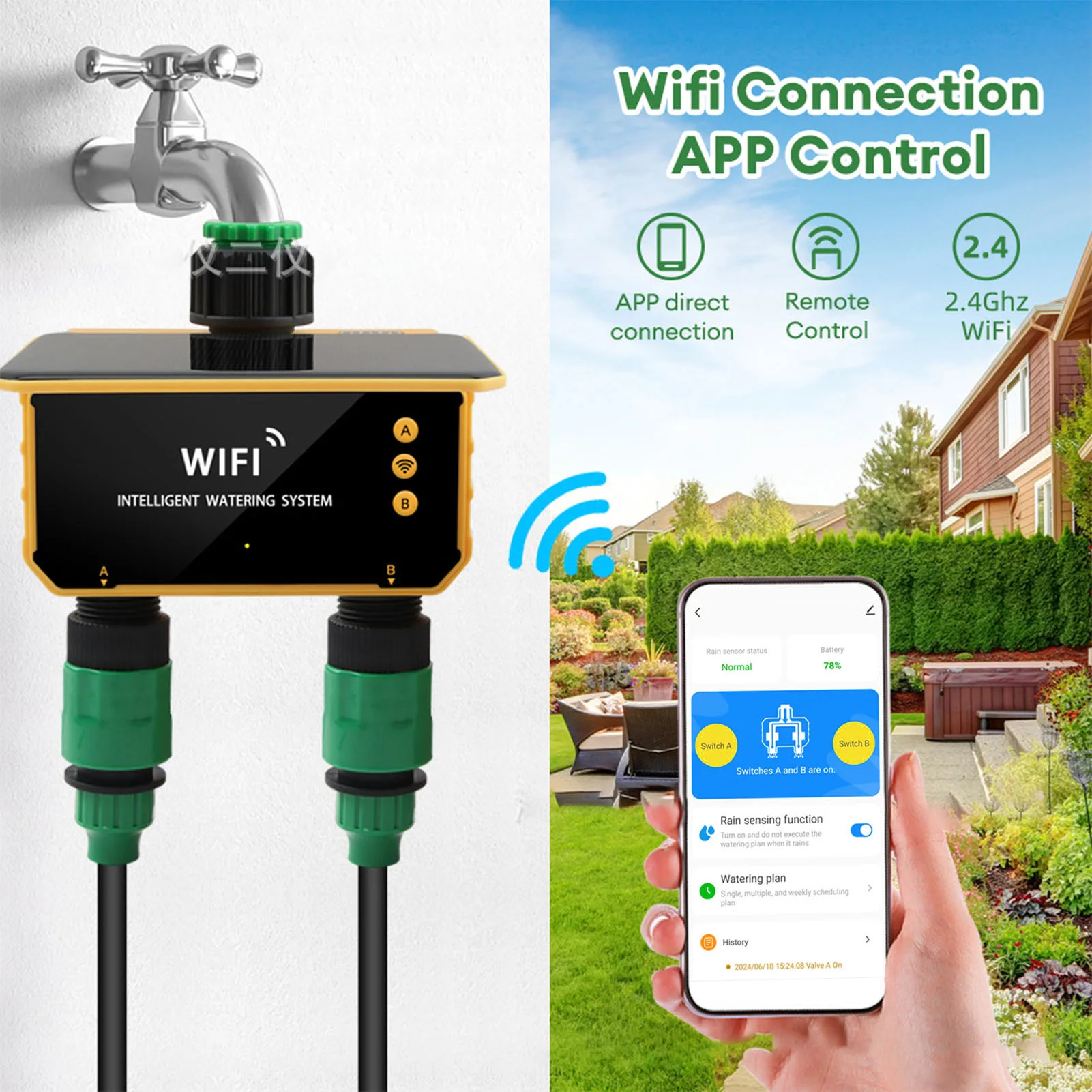 Solar WiFi Smart Irrigation Ti - Smart Garden Is 评论和价格