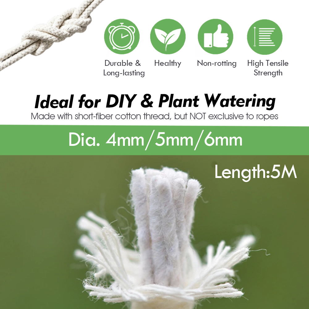 4/5/6mm Self Watering Cotton W - Smart Garden Tower 评论和价格