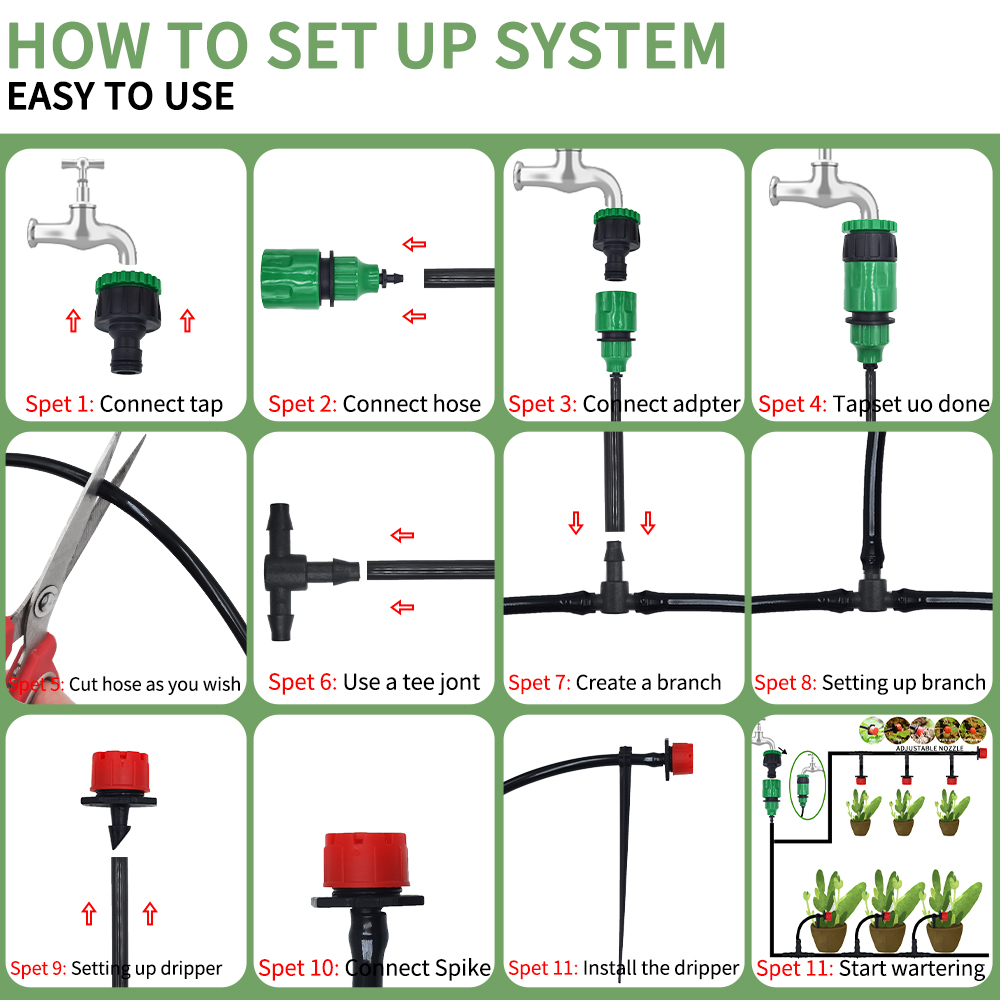 Micro Drip Irrigation System P - Smart Garden Tower 评论和价格
